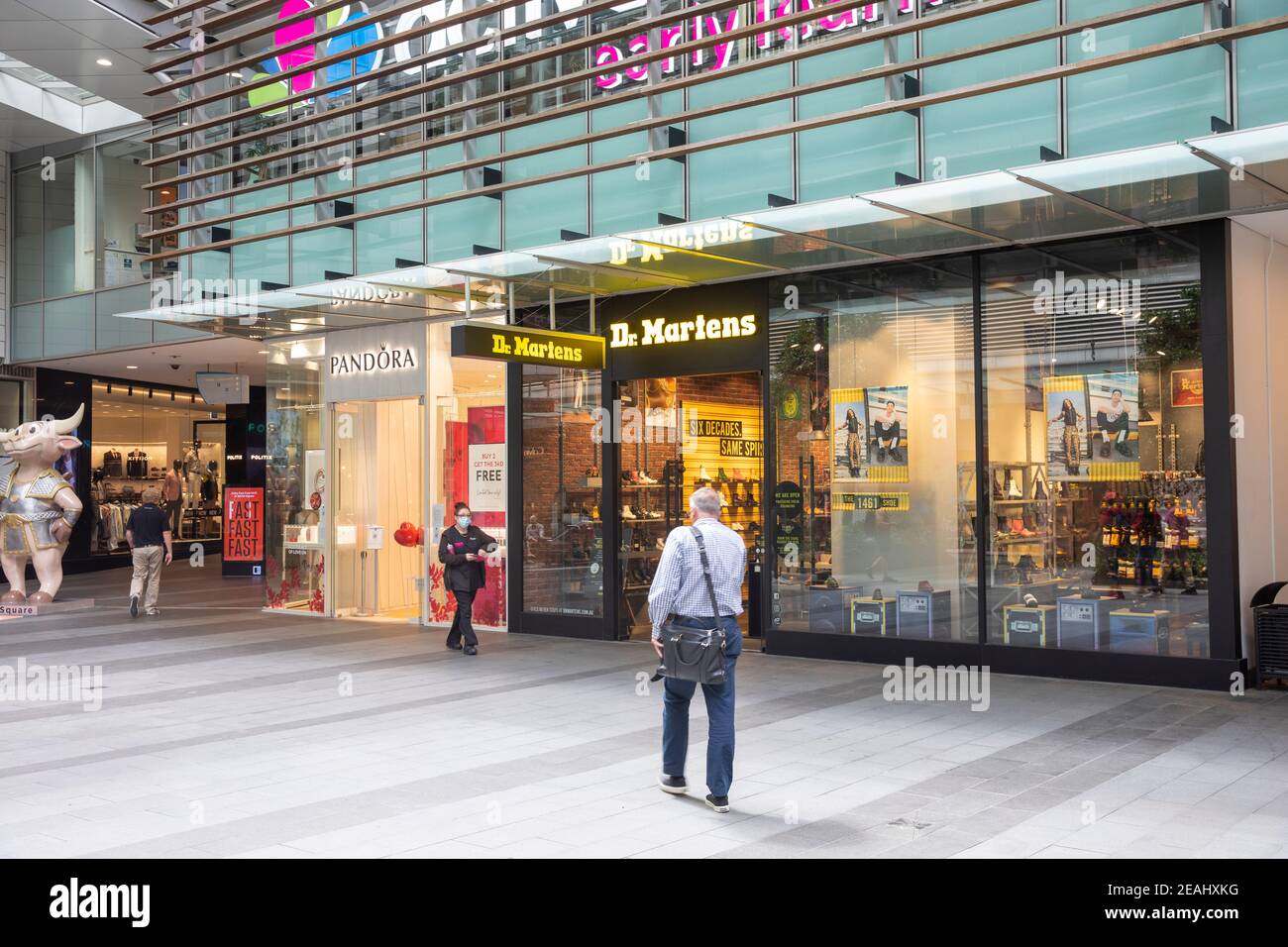 Dr Martens and Pandora shops stores at World Square shopping mall in Sydney  city centre,NSW,Australia Stock Photo - Alamy