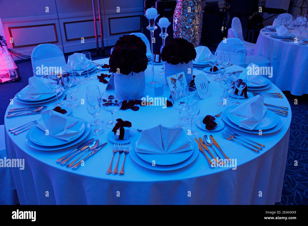 Beautiful Table Set For Wedding Stock Photo Alamy beautiful-table-set-for-wedding-stock-photo-alamy