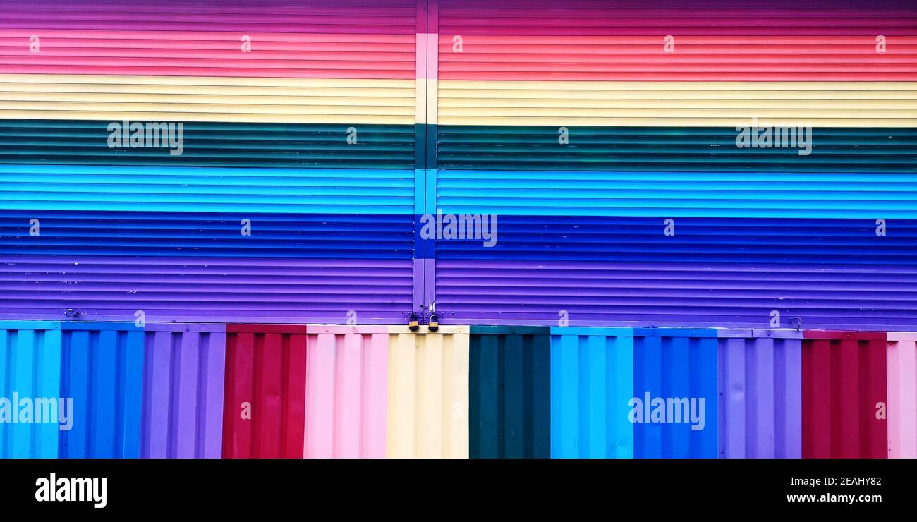 Gay pride background of rainbow colors painted on full frame Stock ...