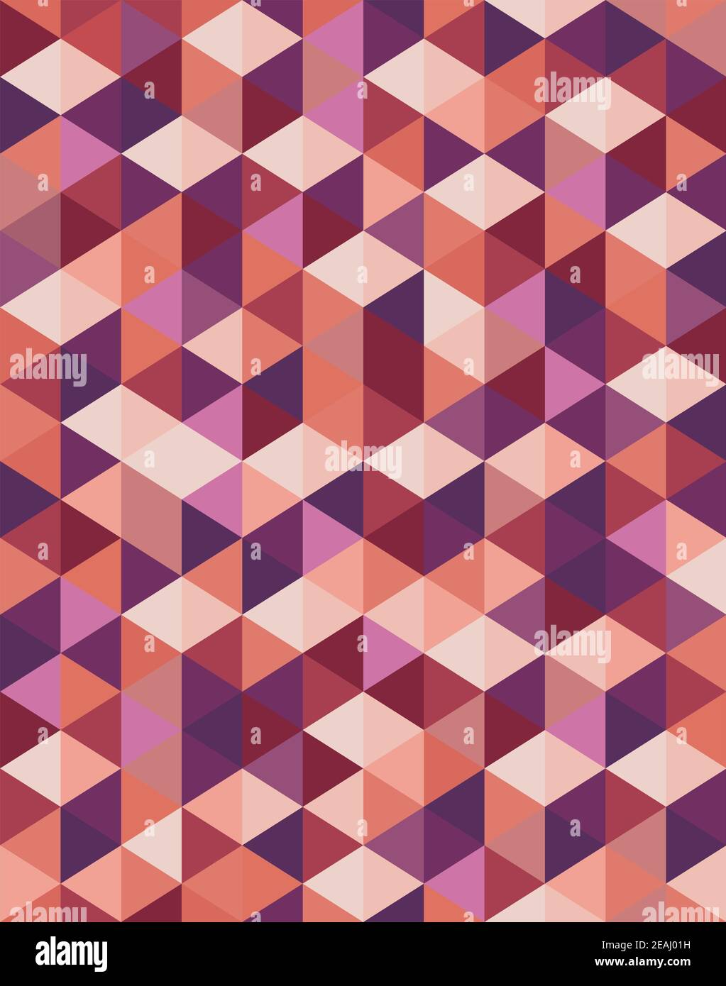 Abstract geometric pattern background in retro colours for any vintage ...