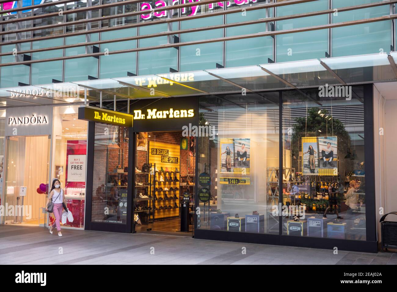 Dr Martens and Pandora retail stores at World Square in Sydney city  centre,NSW,Australia Stock Photo - Alamy