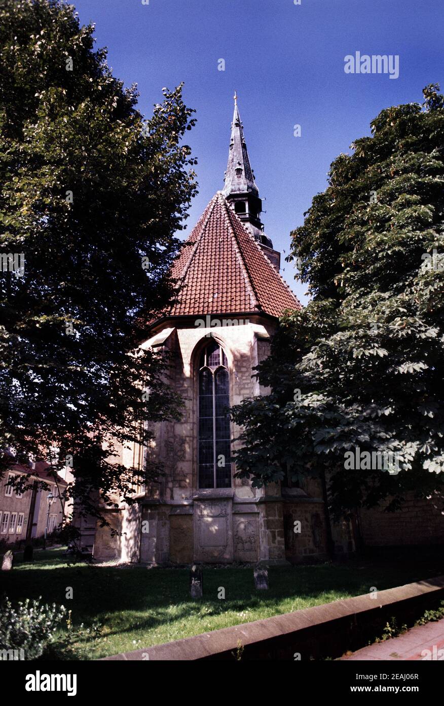 the Kruezkirche in Hnanover Stock Photo