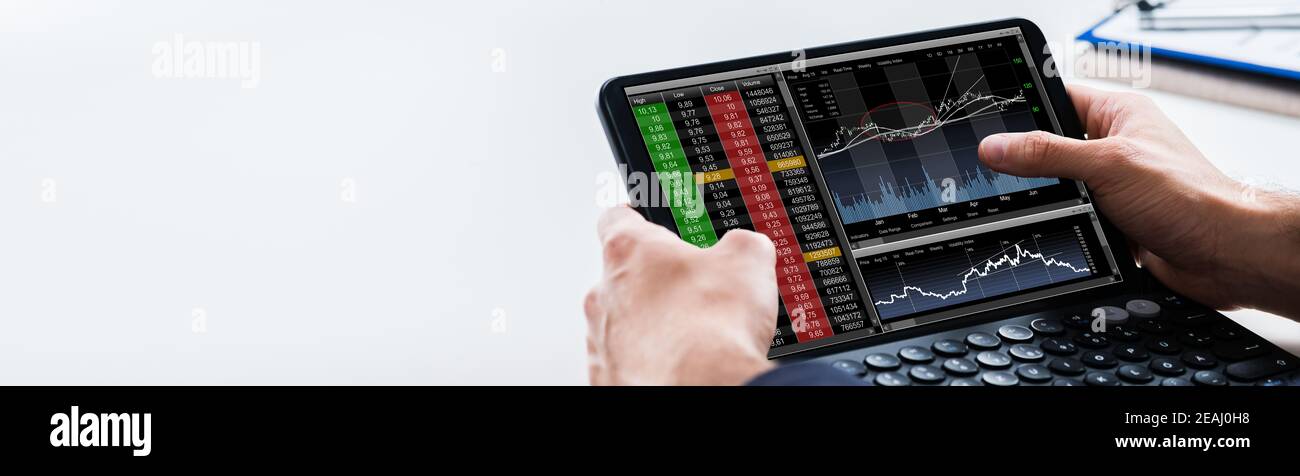 Stock Market Broker Stock Photo - Alamy
