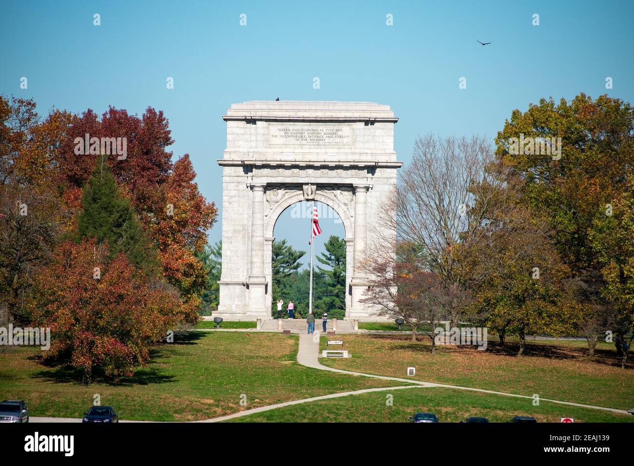 The National Memorial Arch at Valley Forge National Historical Park ...