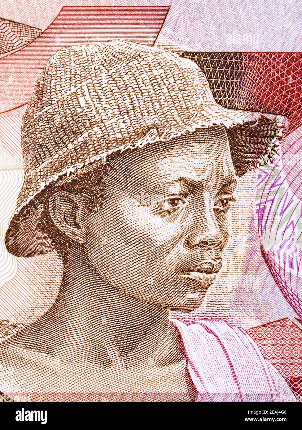 Young man a portrait from Ghanaian money Stock Photo - Alamy