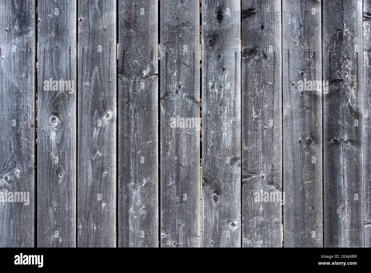 Background from an old and worn plank wall Stock Photo
