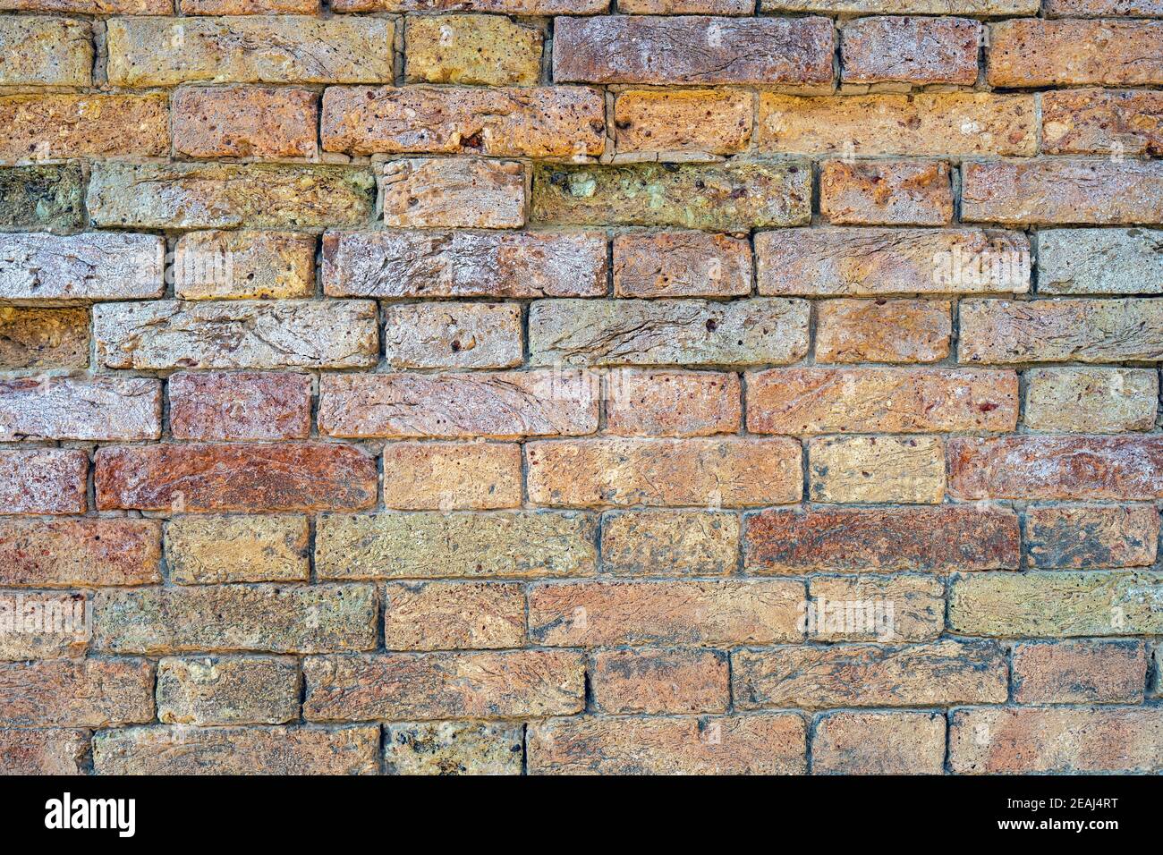 Background from an old and worn brick wall Stock Photo