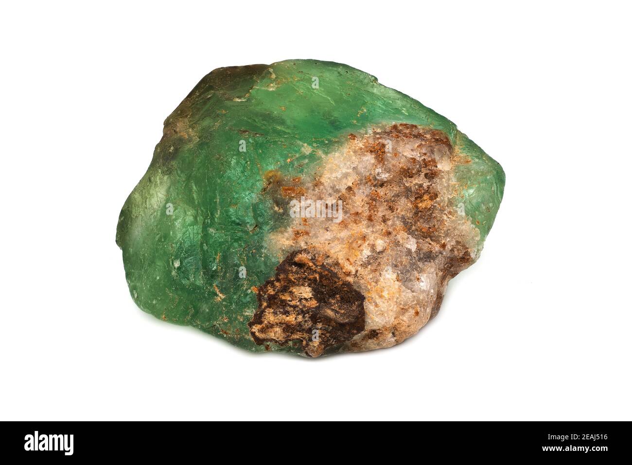 Emerald Stone Natural Stock Photo