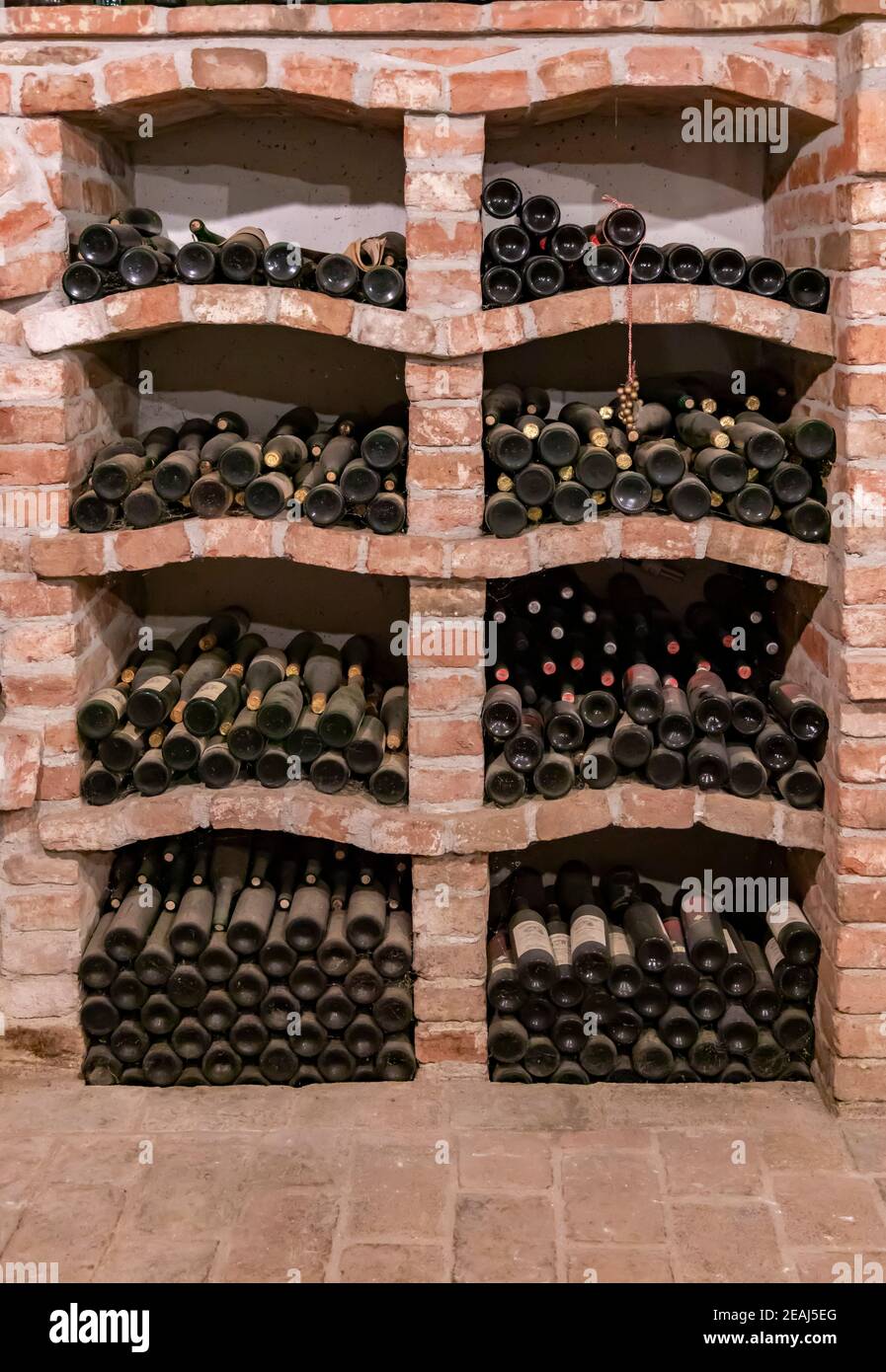 wine cellar in Oberwaltersdorf near Vienna, Thermenregion, Austria Stock Photo