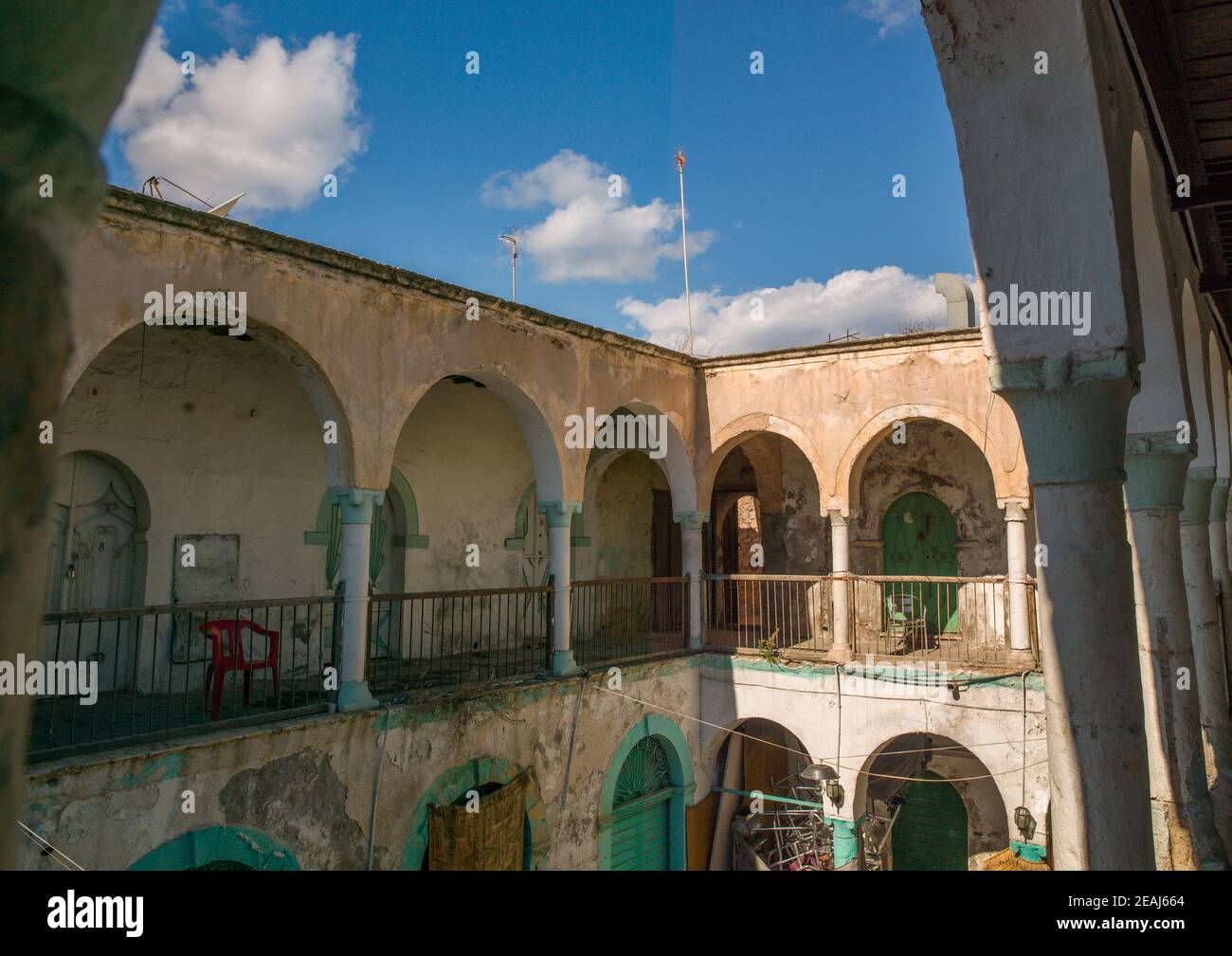 Old caravanserail, Tripolitania, Tripoli, Libya Stock Photo