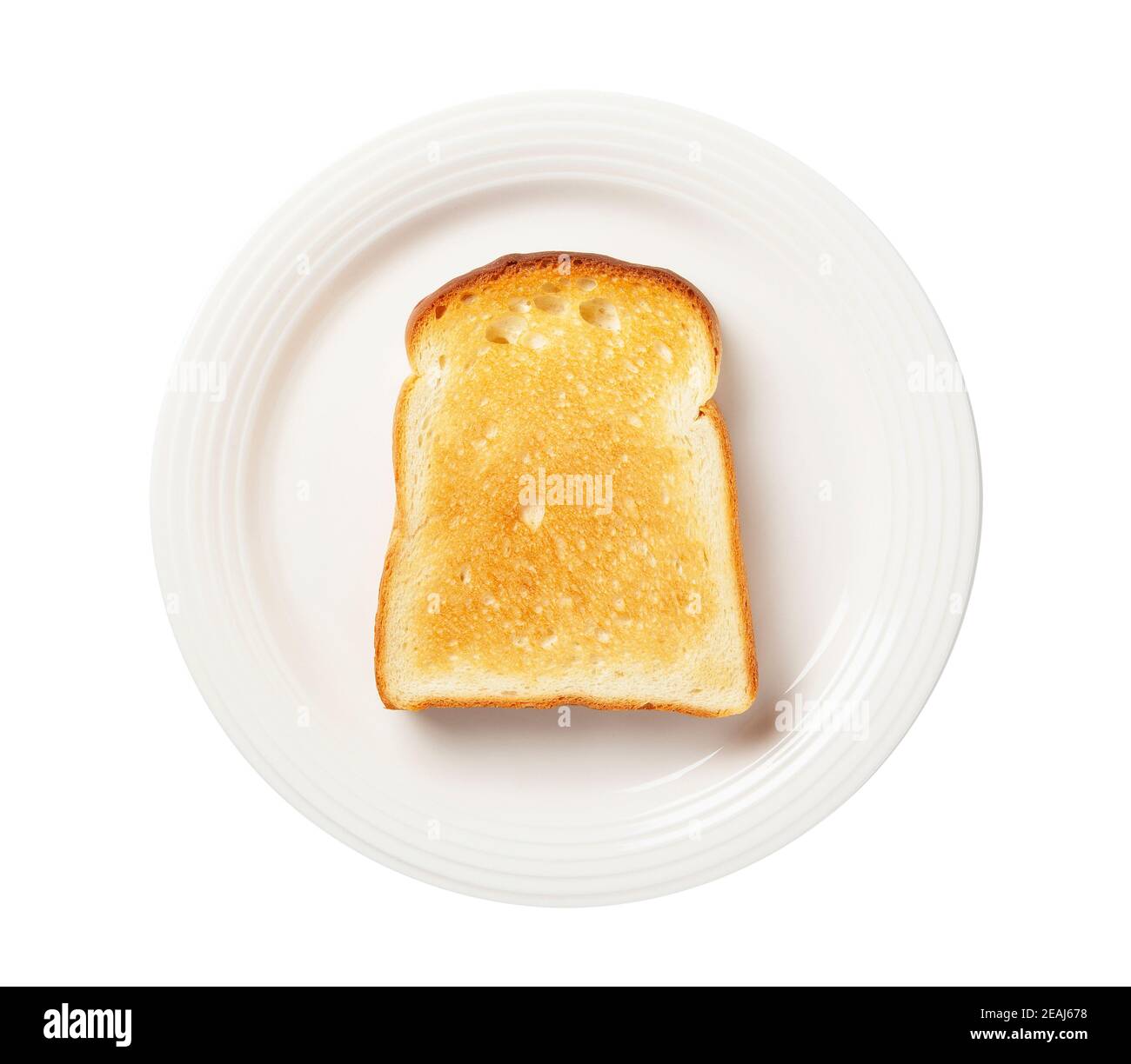 Slice of white bread isolated on white Stock Photo - Alamy