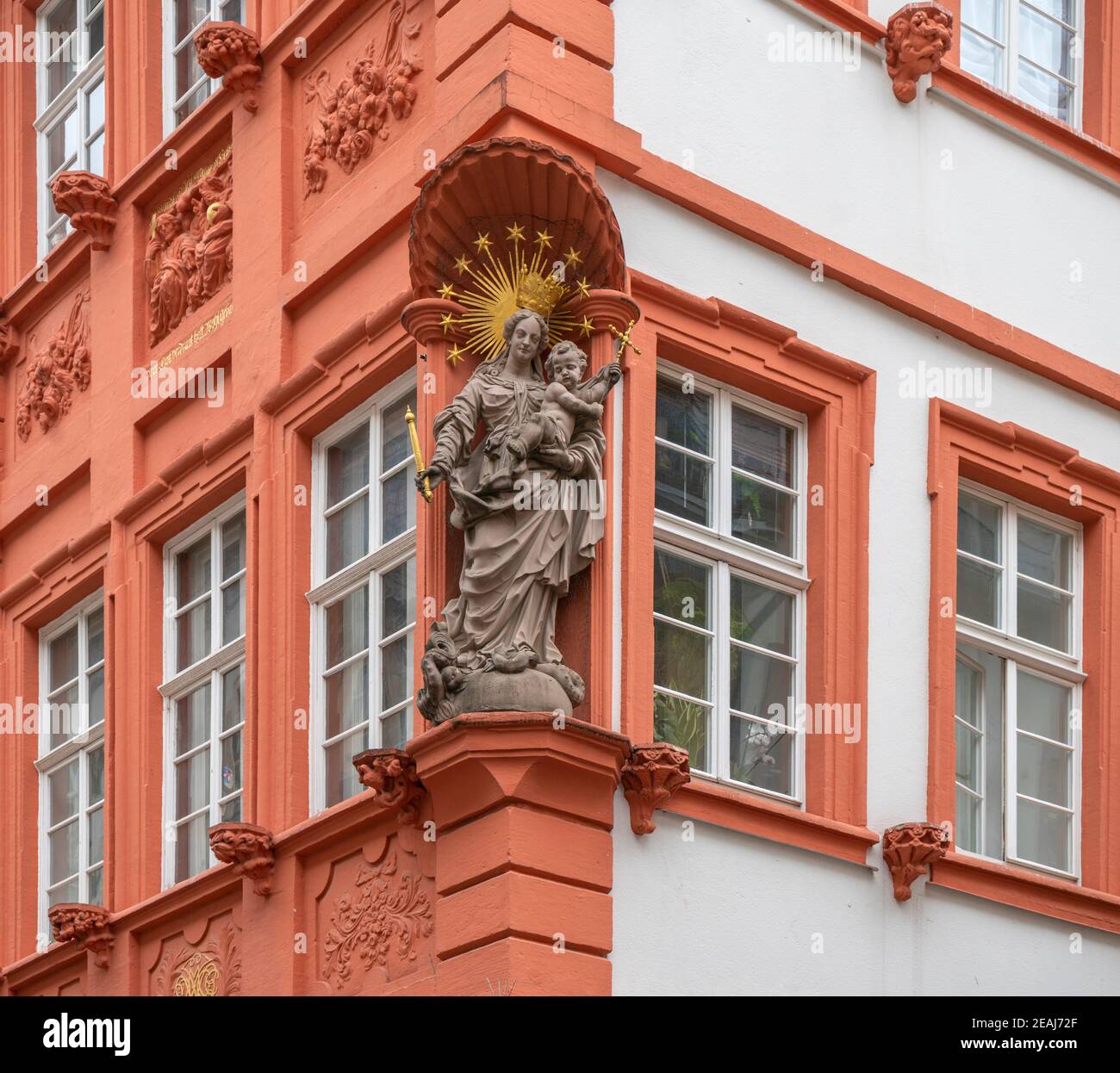 architectural detail in Heidelberg Stock Photo