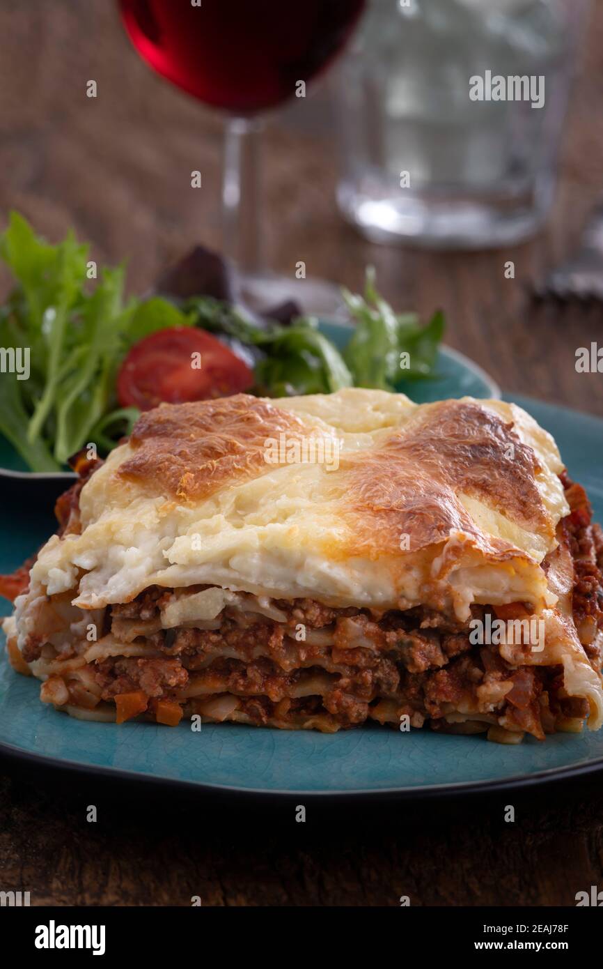 lasagna Stock Photo