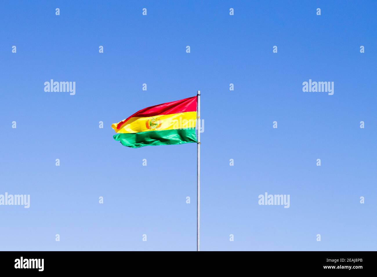 Bolivian flag, Bolivia Stock Photo