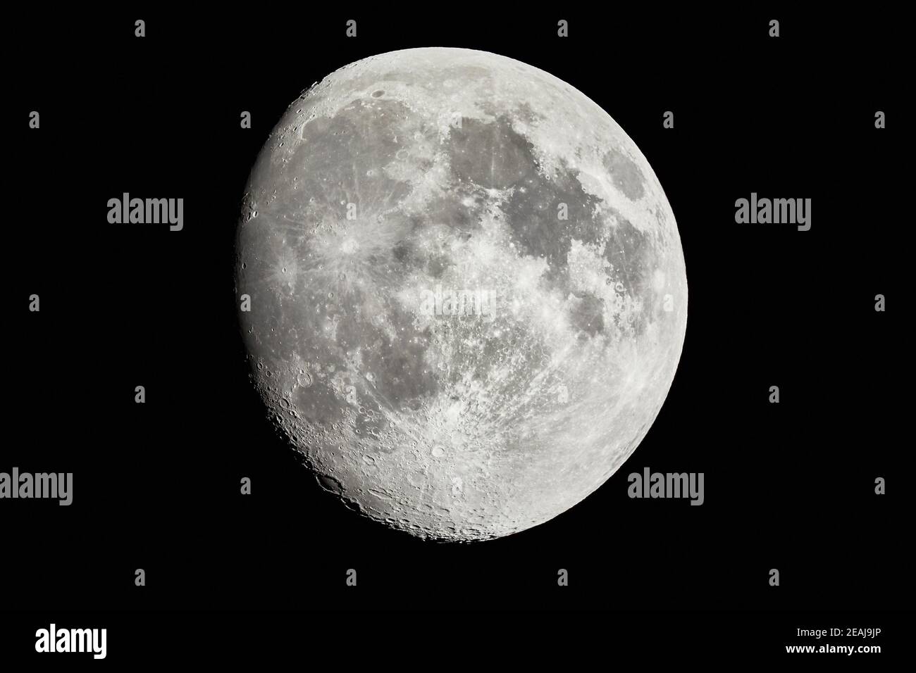 Moon craters detailed closeup Stock Photo - Alamy