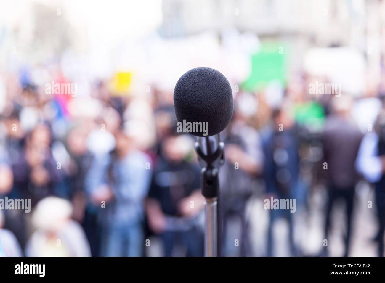 Political rally speaker hi-res stock photography and images - Alamy