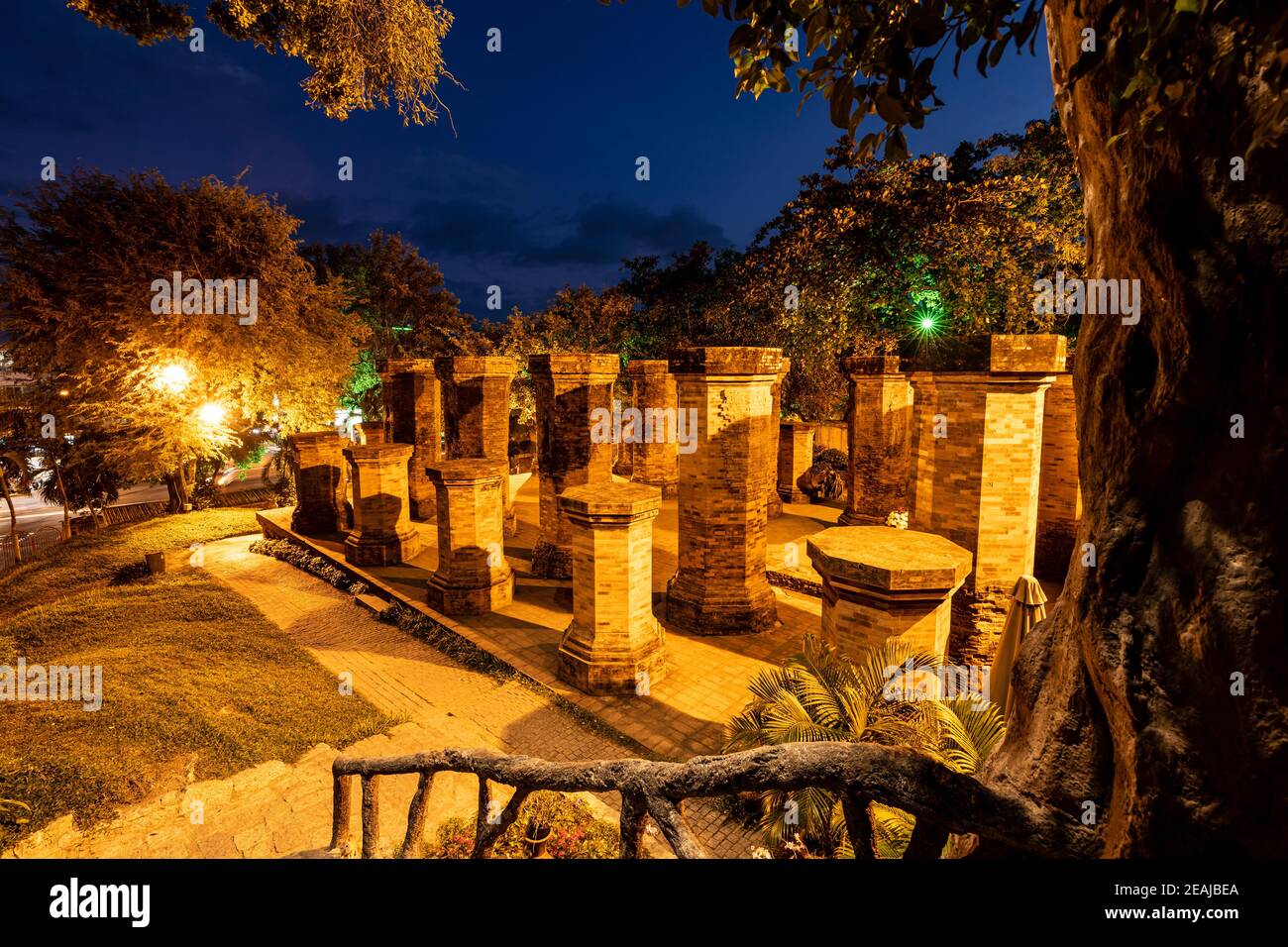 The temple Po Nagar in Nha Trang in Vietnam Stock Photo