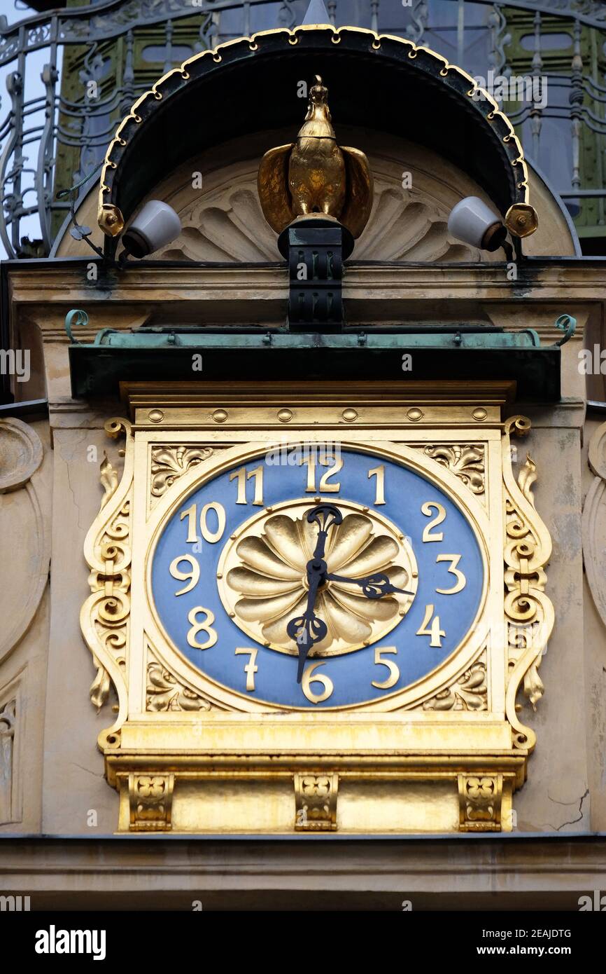 Glockenspiel in glockenspielplatz in graz hires stock photography and