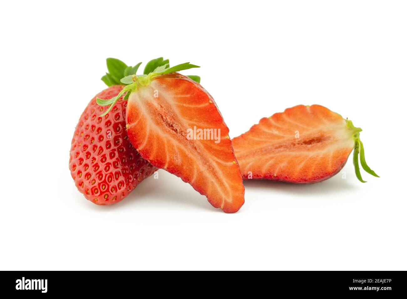 Strawberry isolated on the white background Stock Photo - Alamy