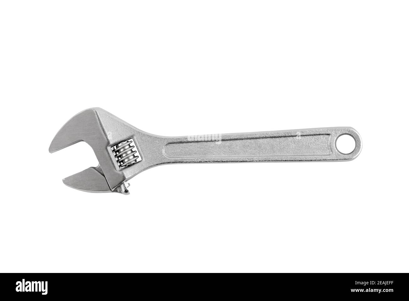 Adjustable wrench isolated on white background Stock Photo - Alamy