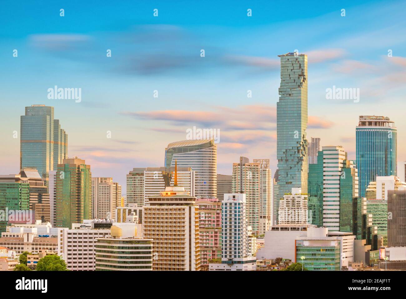 Bangkok city skyline from top view in Thailand Stock Photo - Alamy