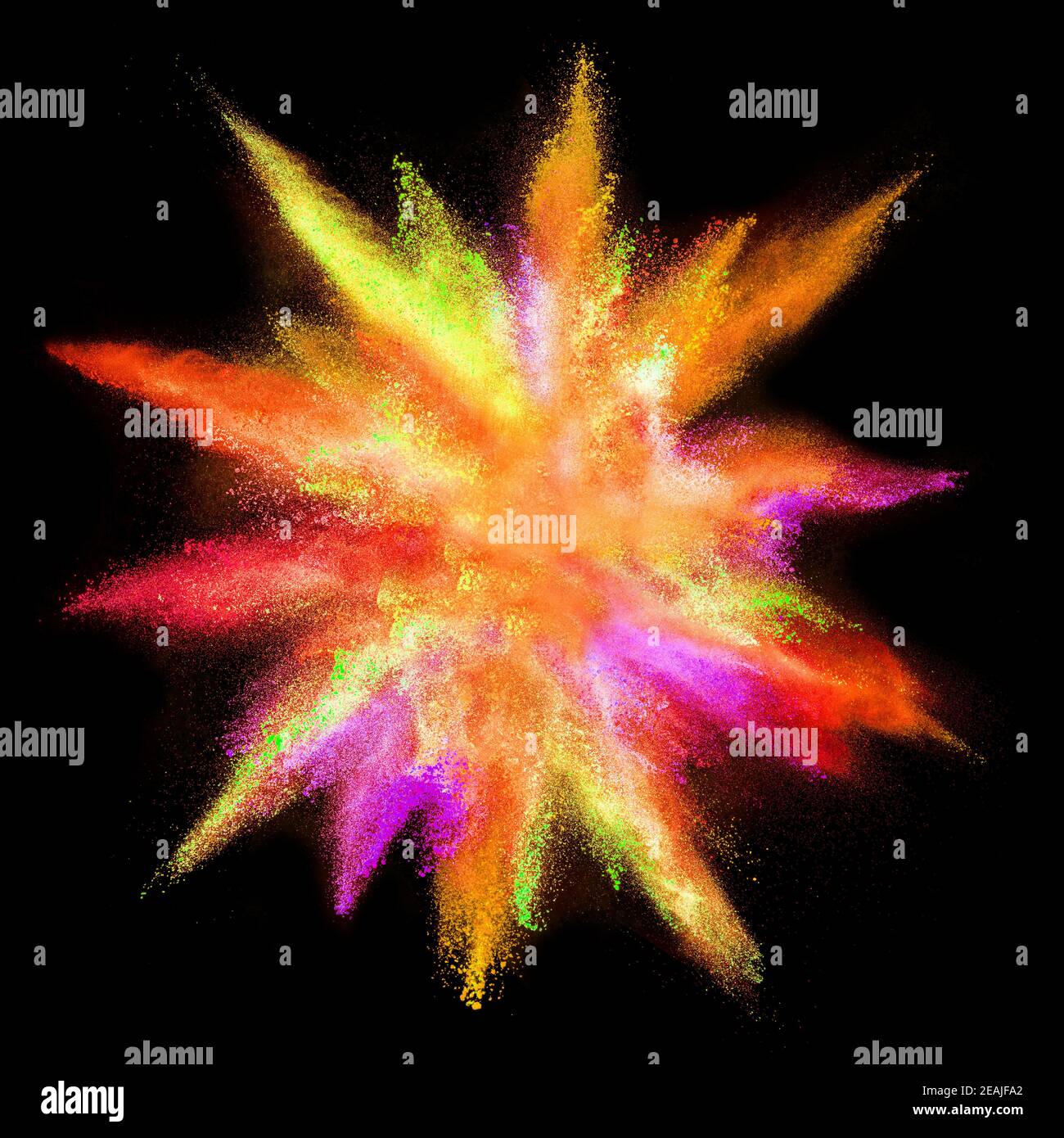 explosion color black background Stock Photo - Alamy