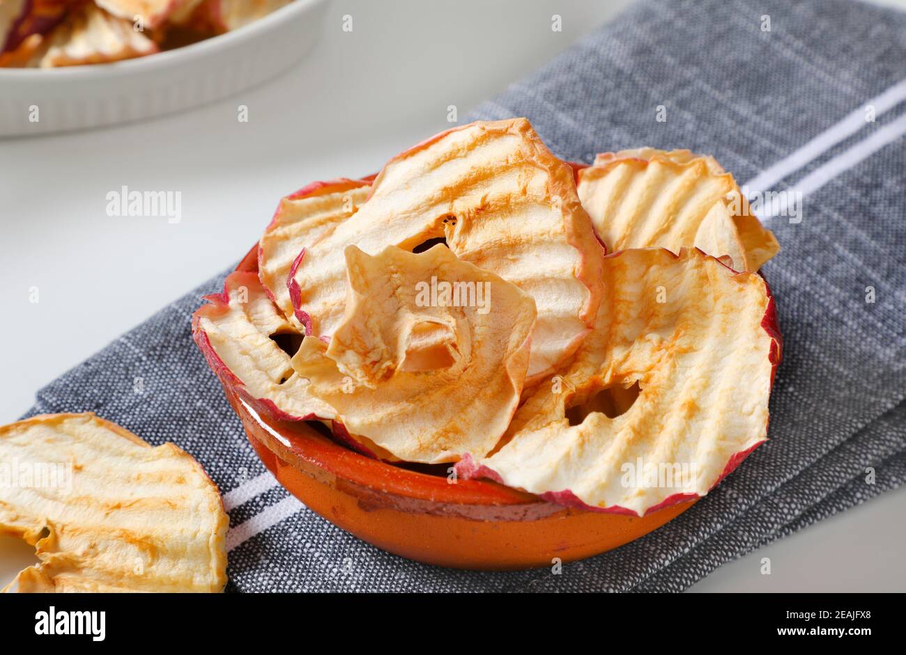 Dried apple chips Stock Photo Alamy