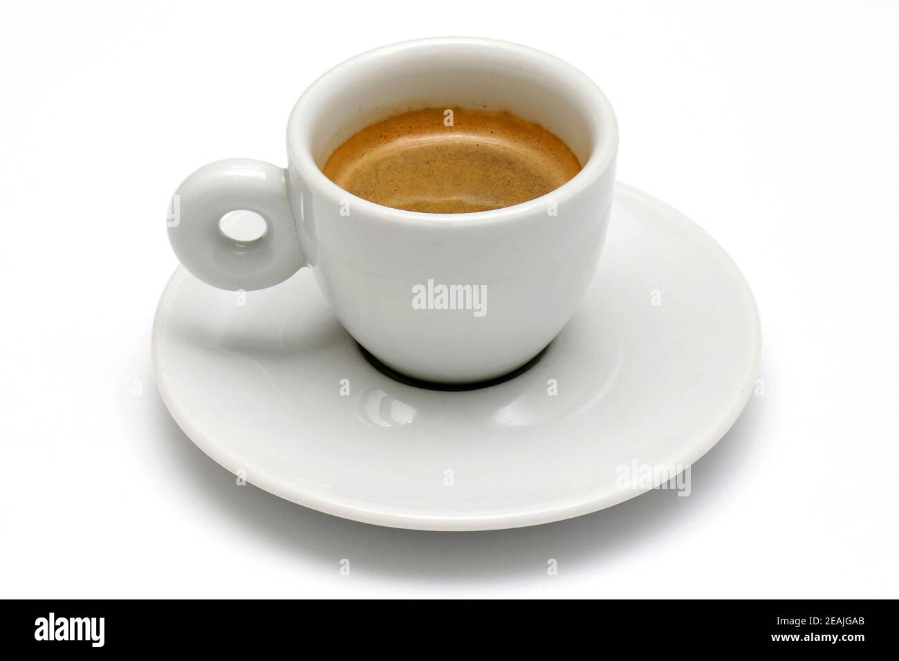 Short espresso in small cup Stock Photo Alamy