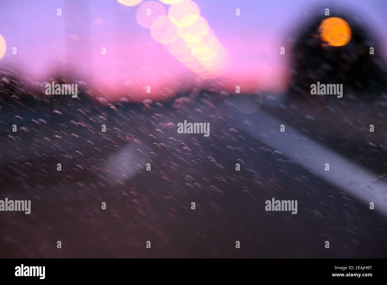 Lights on the highway Stock Photo Alamy