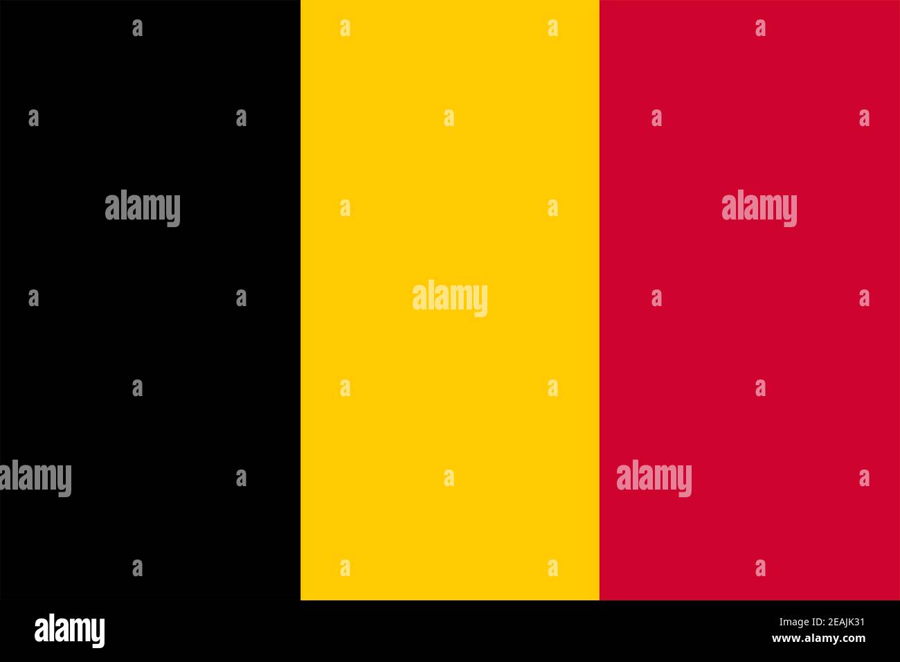 Belgium flag black yellow red tricolor background illustration Stock Photo