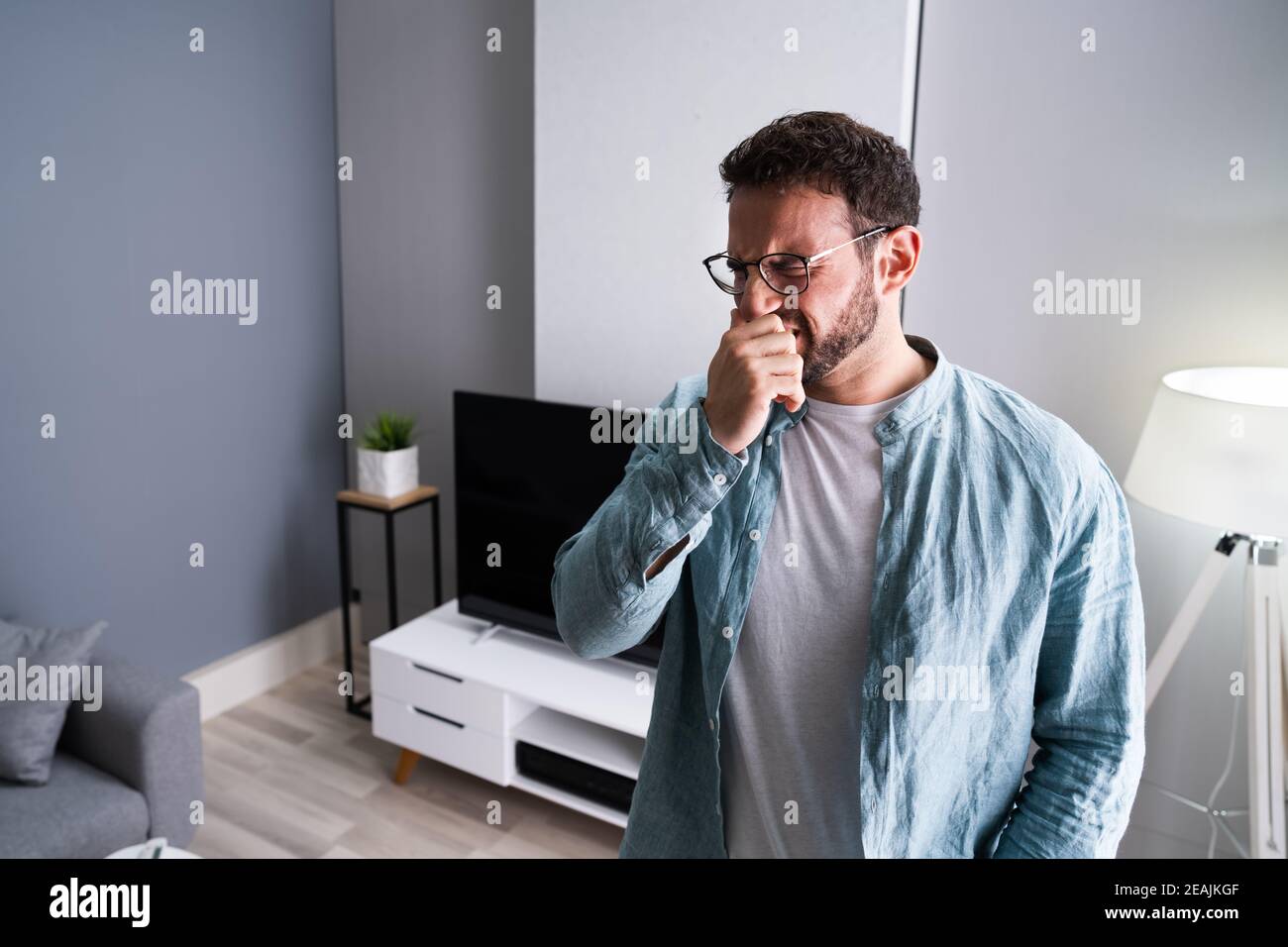 Bad Smell Or Odor From Air Conditioner Stock Photo Alamy