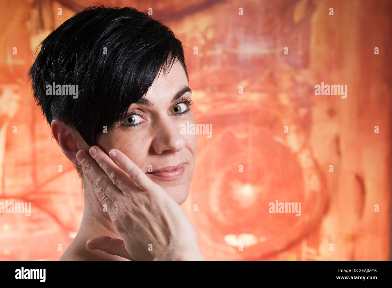 Delicate skin of woman Stock Photo