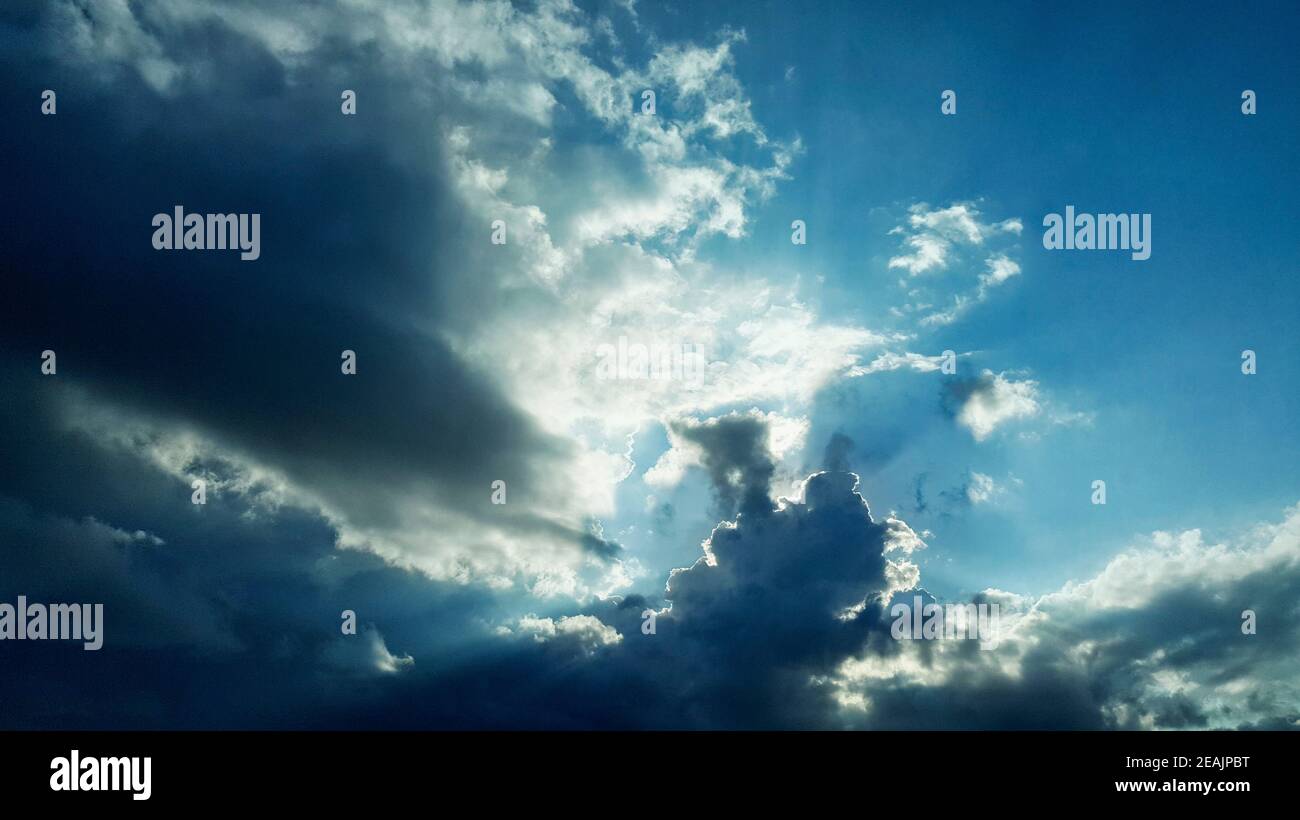 cloud formation Stock Photo