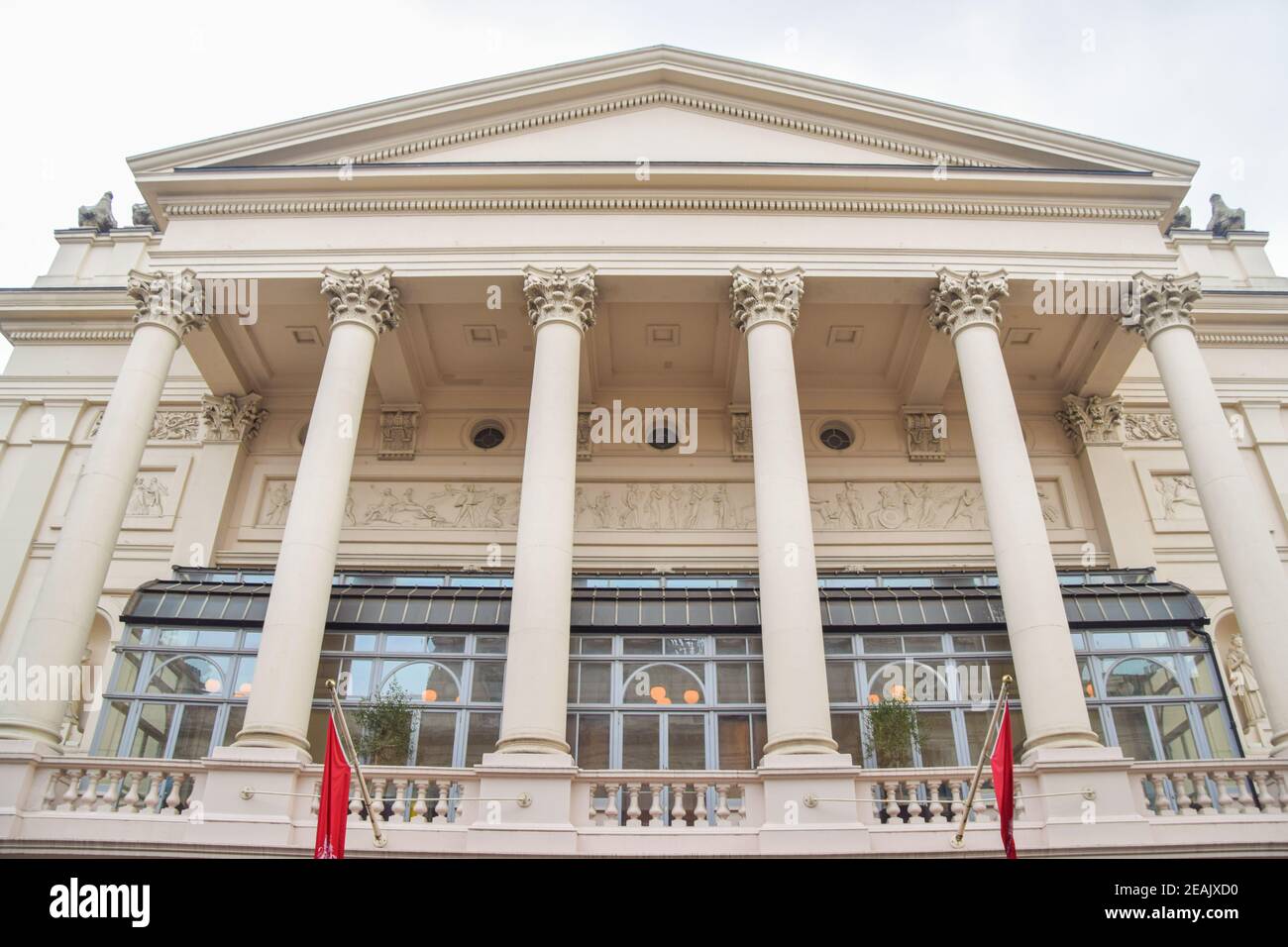 Royal Opera House exterior, Covent Garden, London, UK Stock Photo