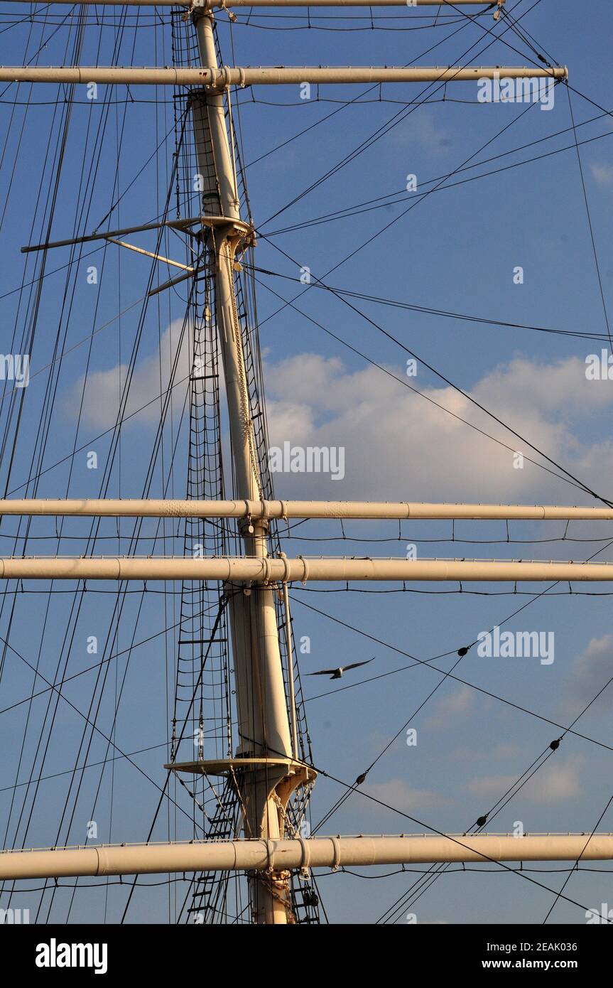 sailing ship mast Stock Photo Alamy