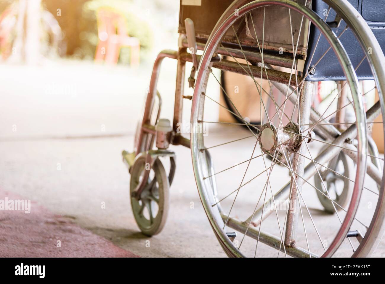 wheelchairs in the hospital Stock Photo Alamy