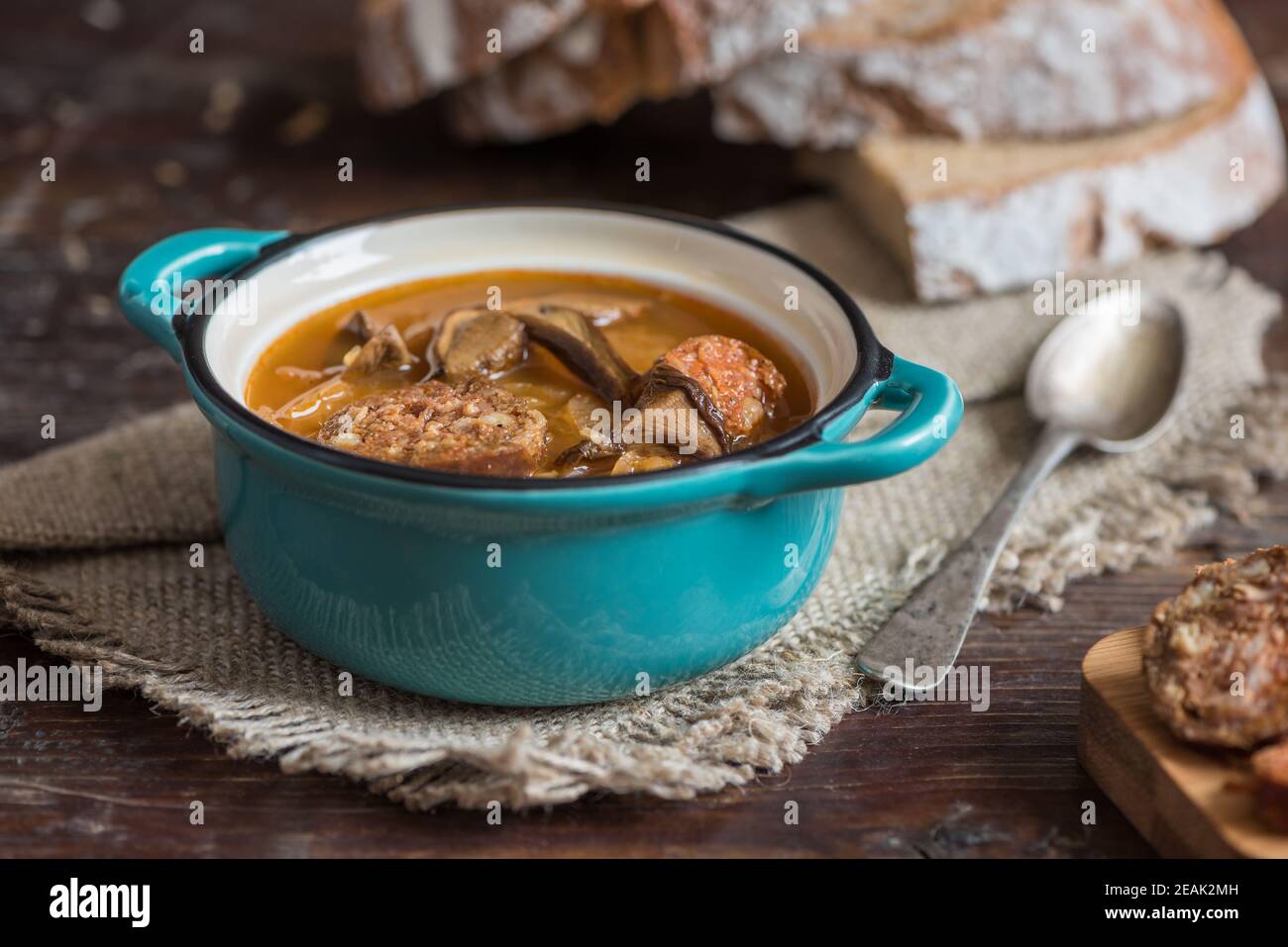 Cabbage Soup Kapustnica Stock Photo Alamy