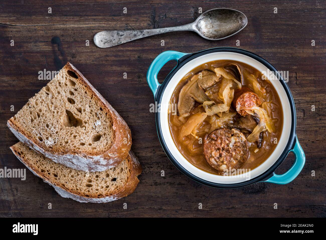 Cabbage Soup Kapustnica Stock Photo Alamy