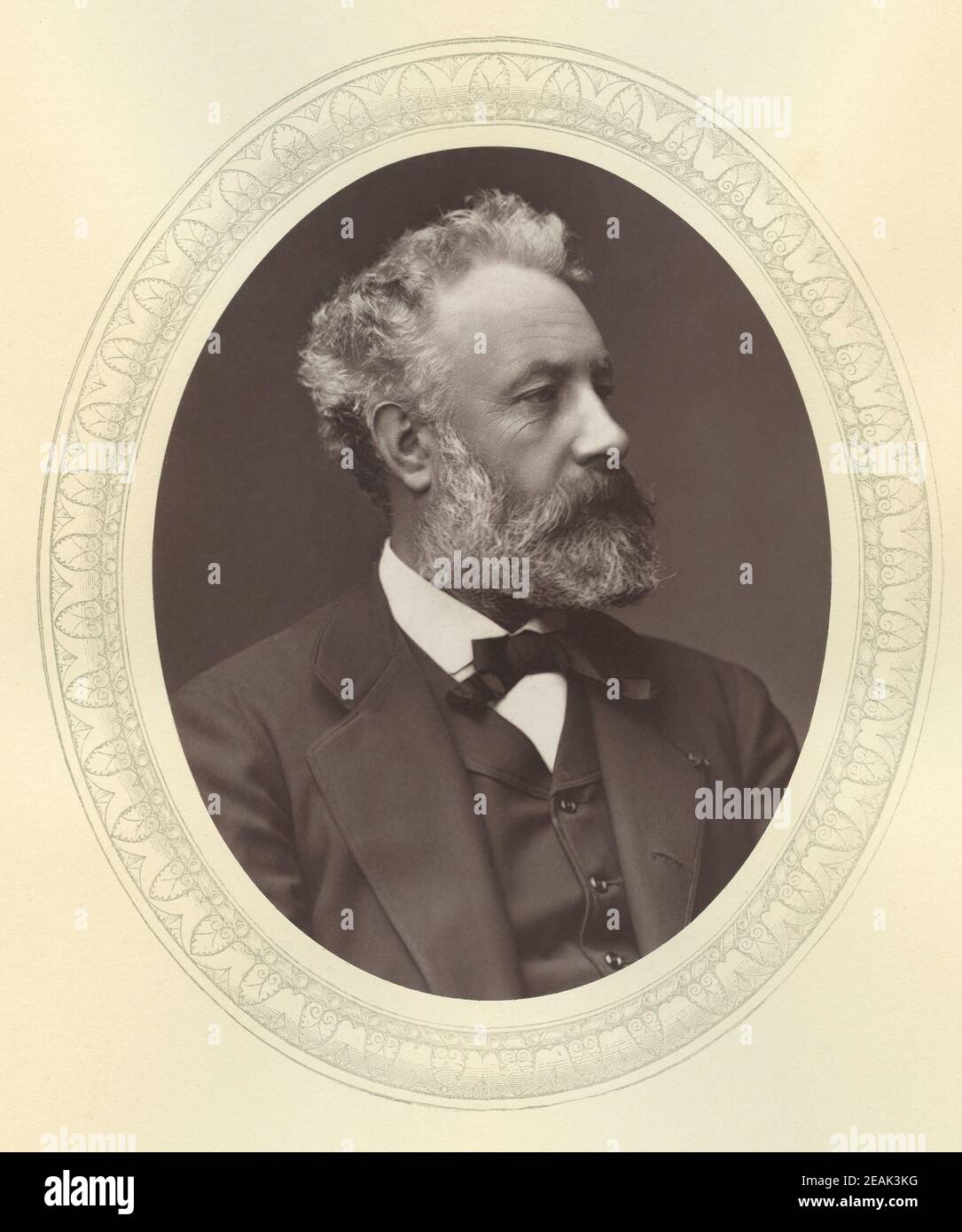 Jules Gabriel Verne (1828 – 1905) was a French novelist, poet, and playwright. Stock Photo