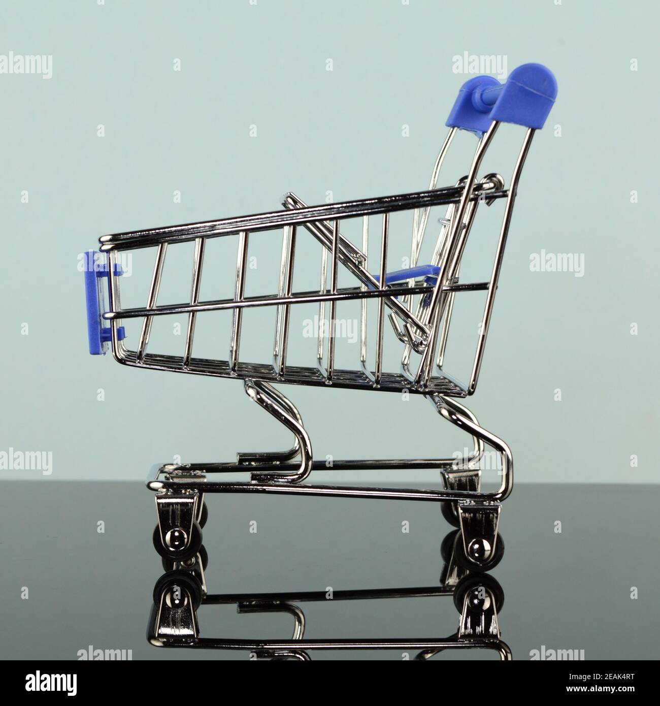 Miniature Shopping Cart Stock Photo Alamy
