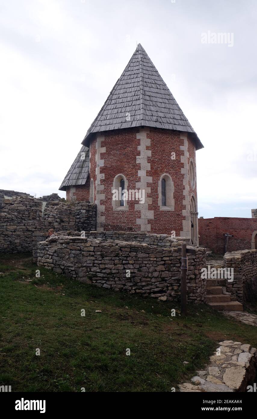 Chapel of St. Philip, Medvedgrad castle in Nature Park Medvednica in