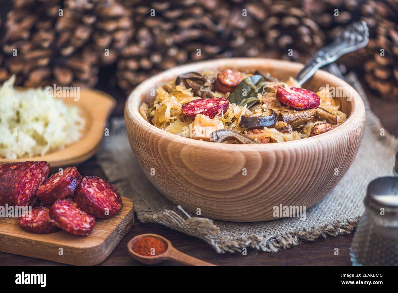 Cabbage Soup Kapustnica Stock Photo Alamy