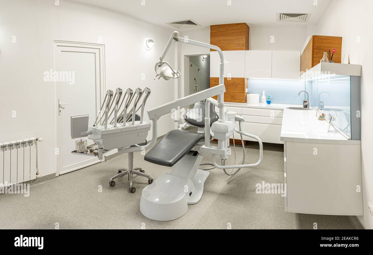 Equipment and instruments for dentistry Stock Photo