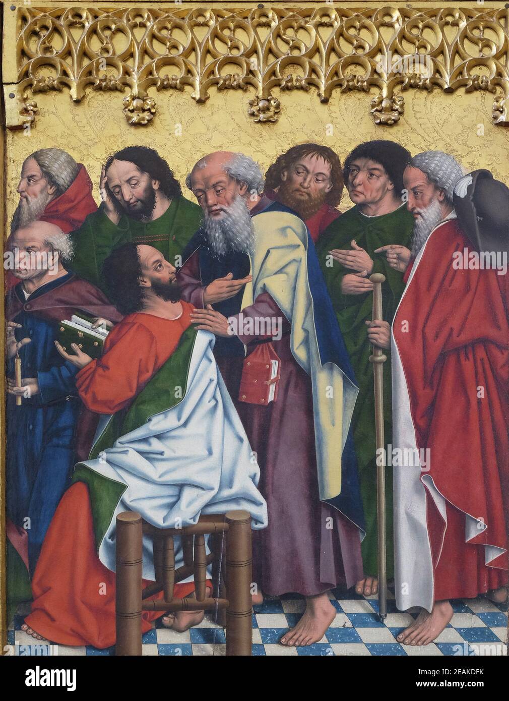 Death of the Virgin Mary, Twelve Apostles altar in St James Church in