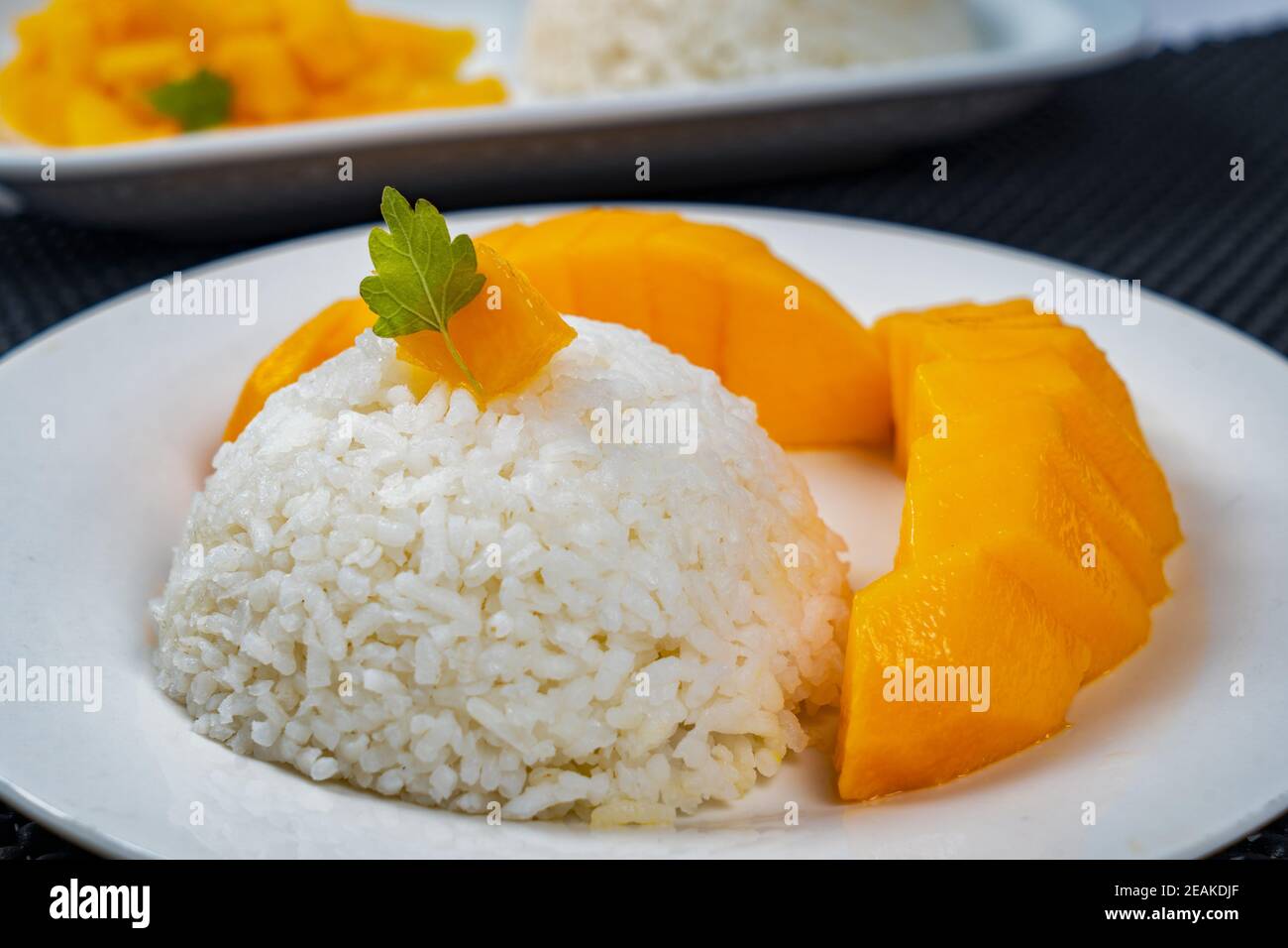 Rice with mango Stock Photo - Alamy