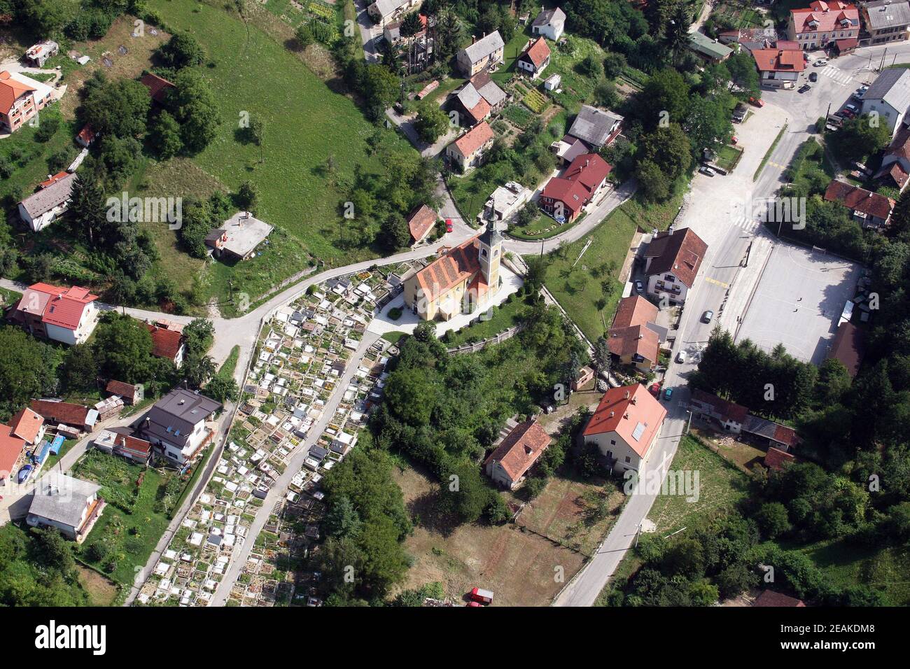 Church of Saint Barbara in Rude, Croatia Stock Photo - Alamy