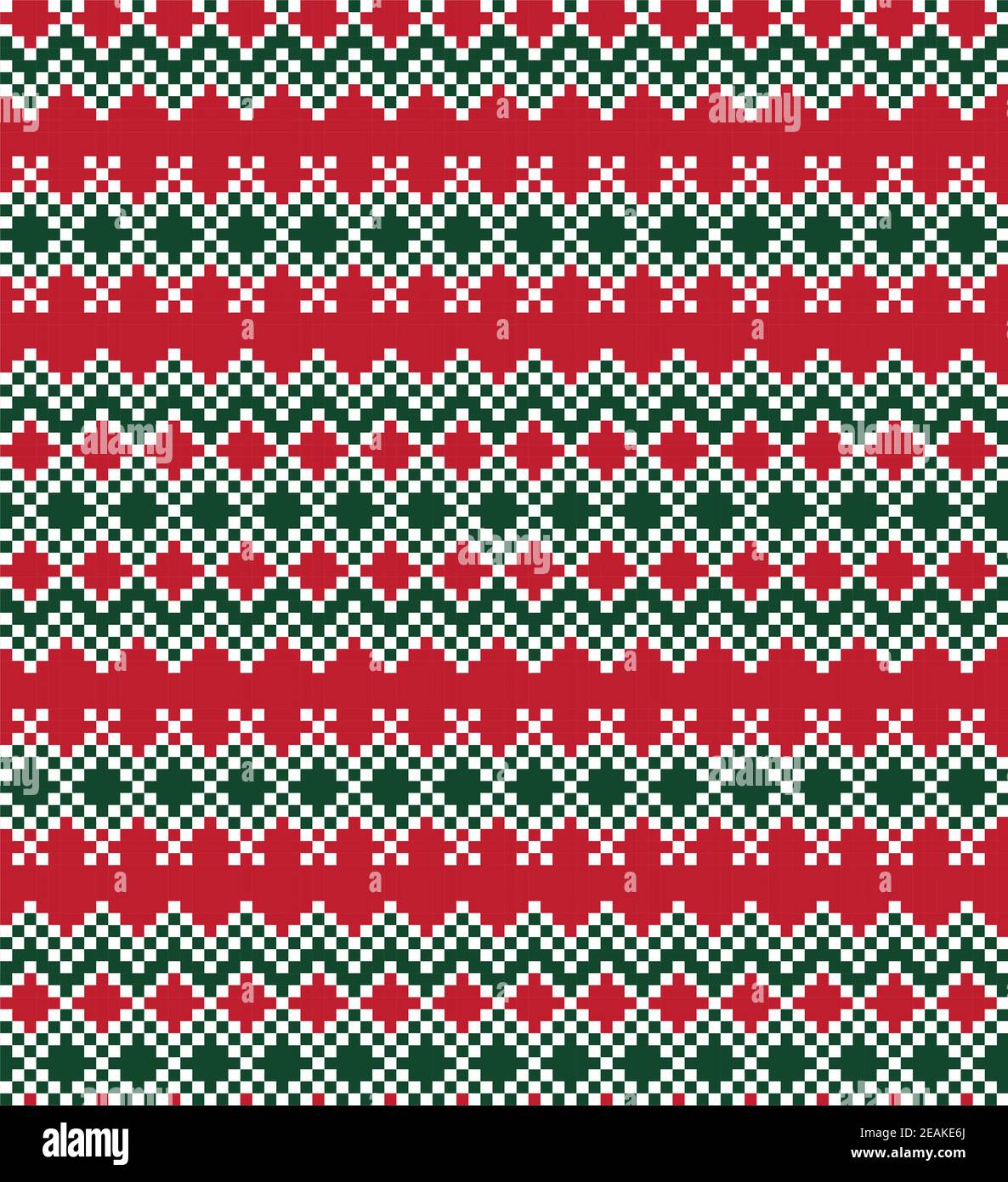 Christmas fair isle pattern background for fashion textiles, knitwear