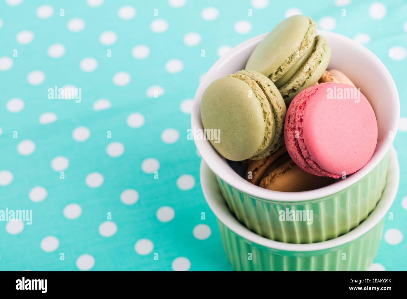 Sweet Macarons Stock Photo