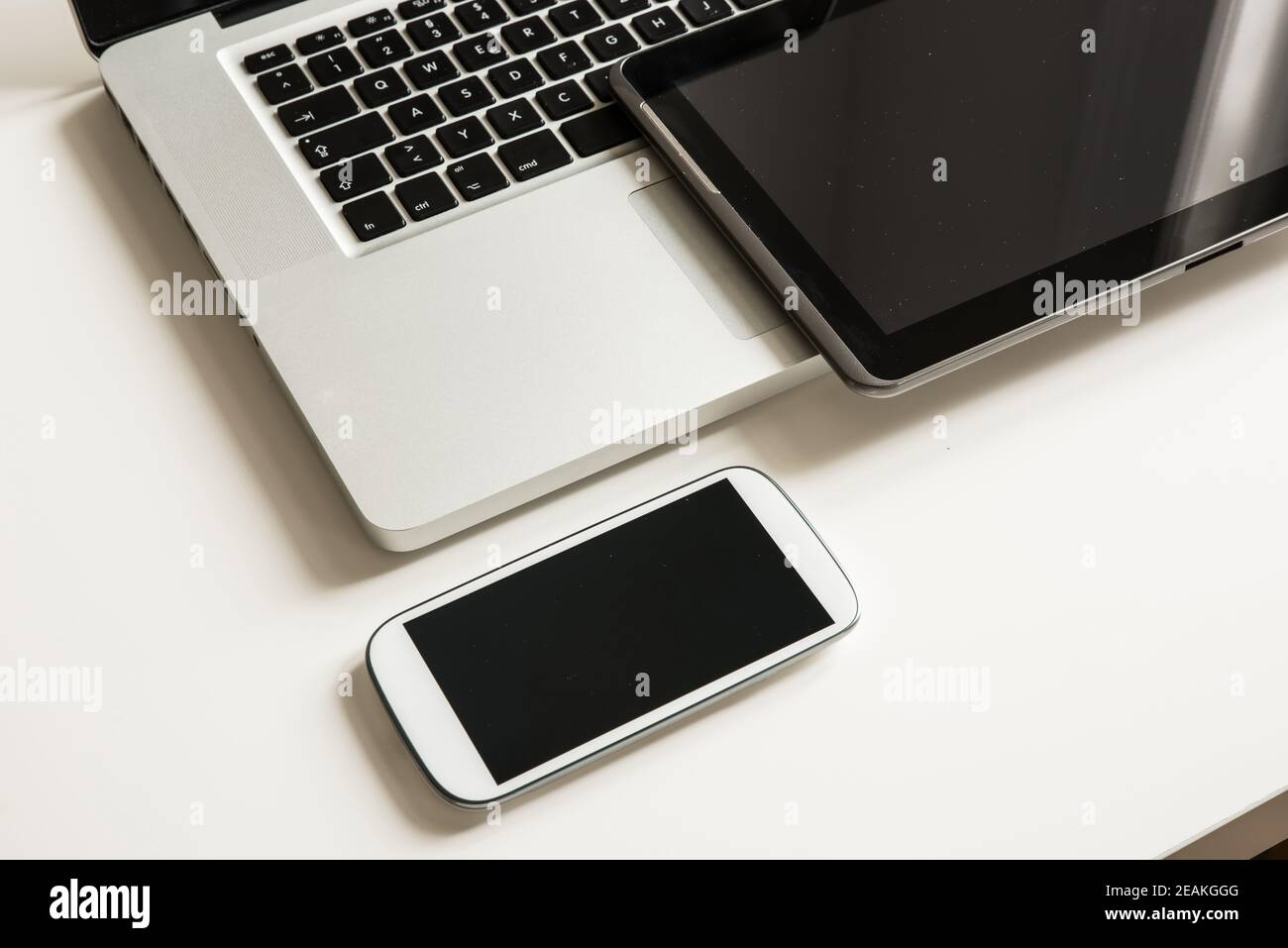 Office electronic gadgets Stock Photo Alamy