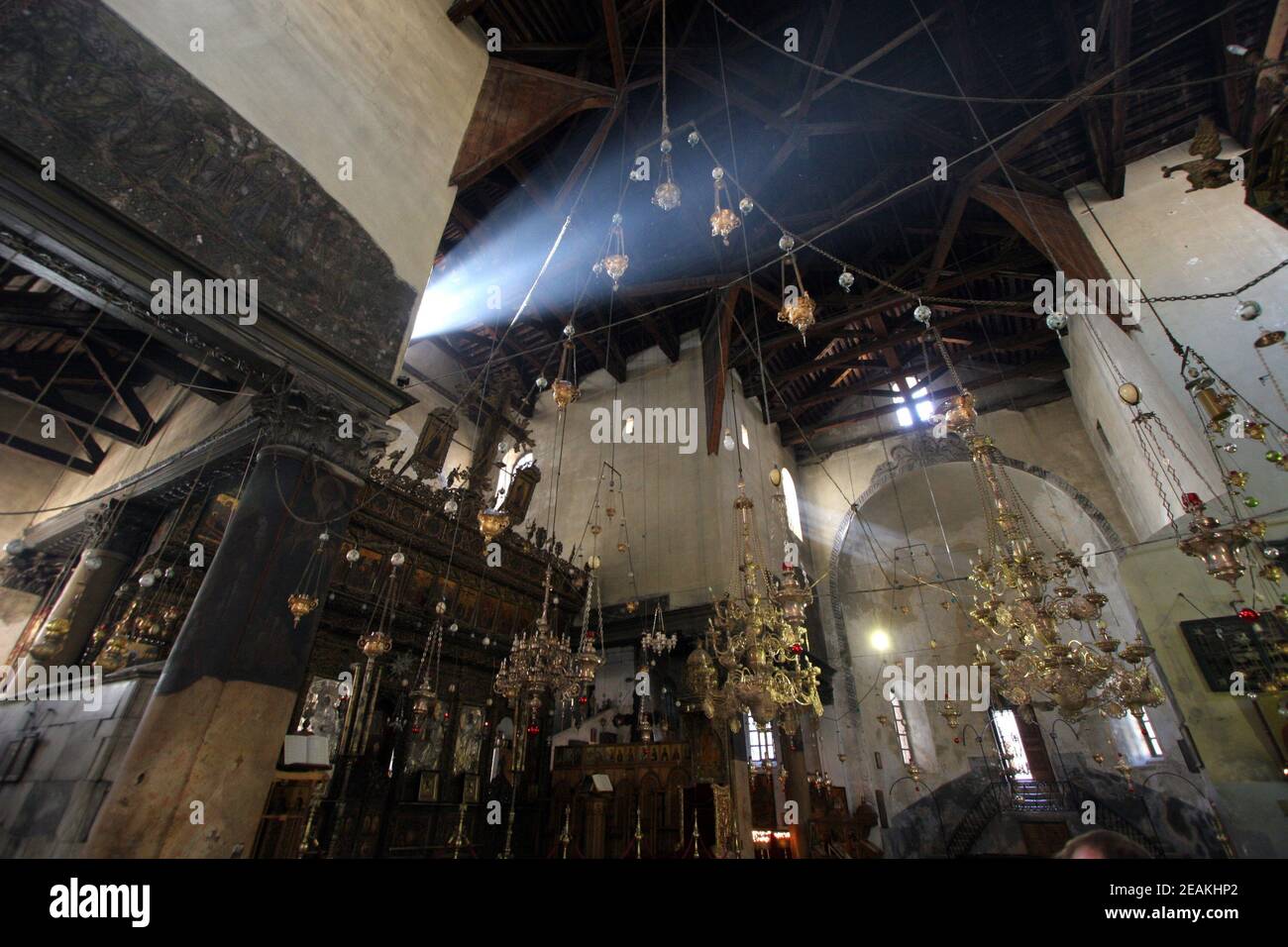 Church of the nativity bethlehem mass hi-res stock photography and ...